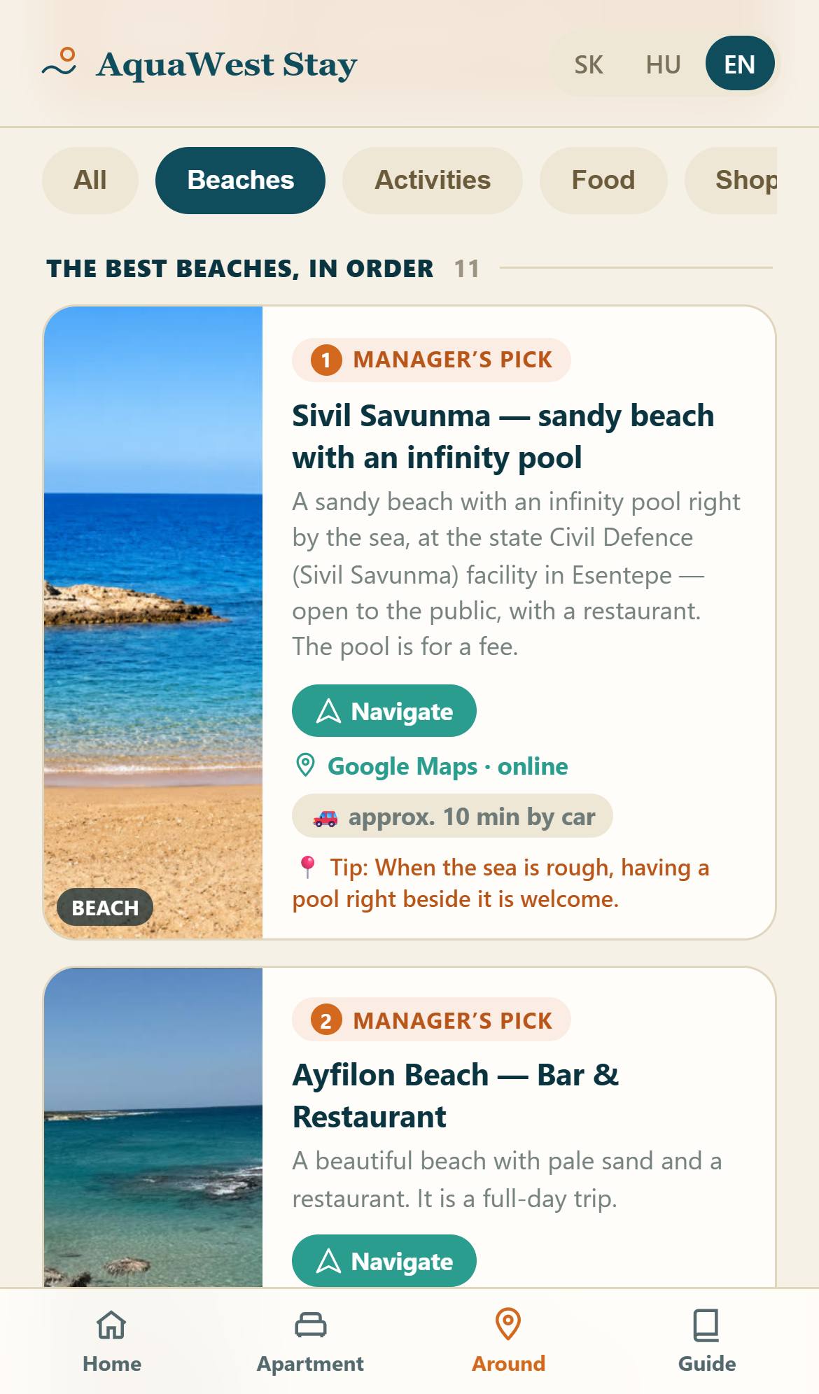 Beaches